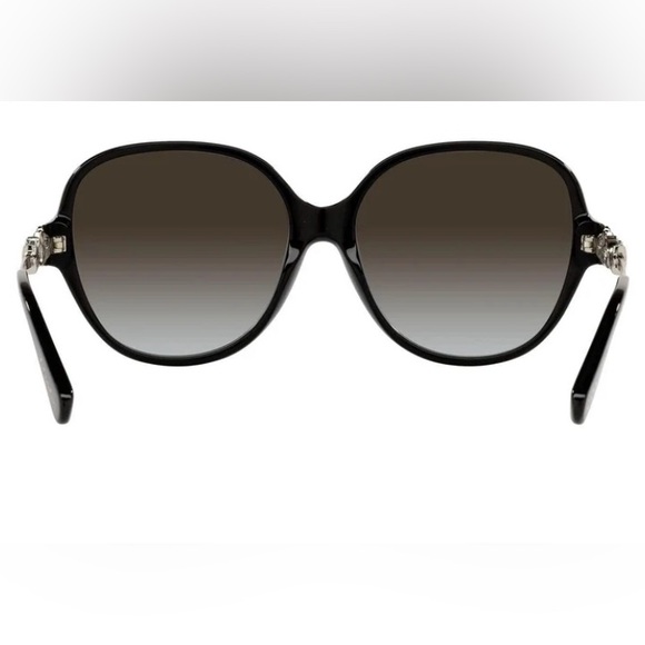NWT Coach Embellished Charm Round 100% UV Protection Gradient Lenses Sunglasses - Picture 4 of 4